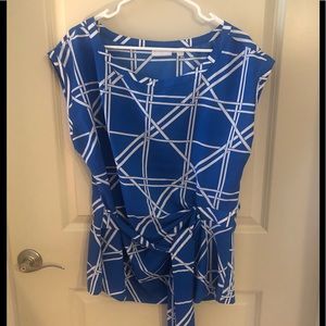 Faux Wrap Blouse